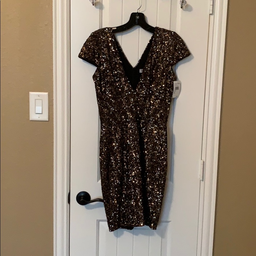 Dress the Population Zoe sequin mini dress